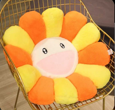 Designer Rainbow Flower Plushy Matt